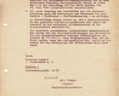 Teilungsgenehmigung Tönninger Weg vom 4.11.1958 - Seite 4